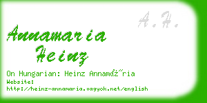 annamaria heinz business card
